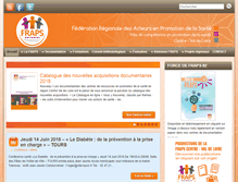 Tablet Screenshot of frapscentre.org